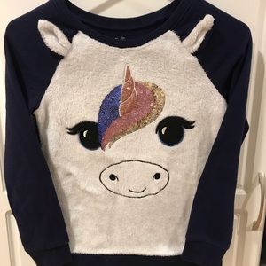 2 girls sequin sweaters